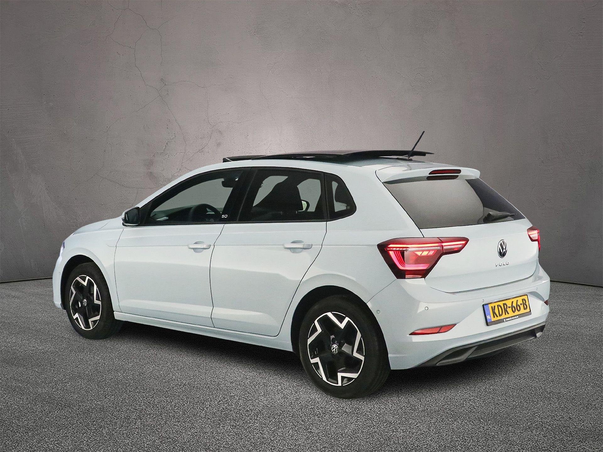 Volkswagen Polo 50 Edition 1.0 TSI 95pk DSG Automaat Panoram, Stof, 95 pk, Blauw, Origineel Nederlands