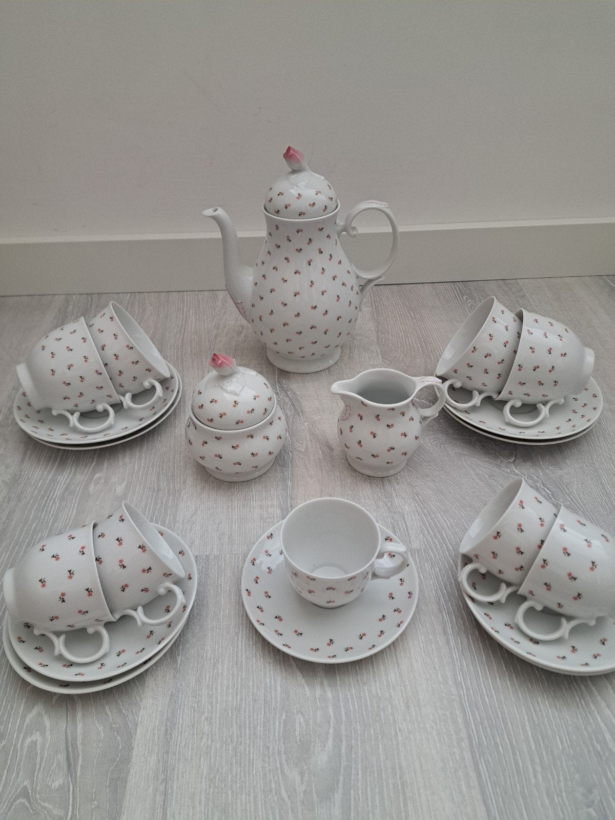 Vintage koffie thee servies, Ophalen