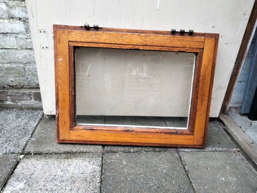 Raampje enkel glas, Doe-het-zelf en Verbouw, Glas en Ramen, Ophalen, Gevelraam of Ruit, Gebruikt, Minder dan 80 cm