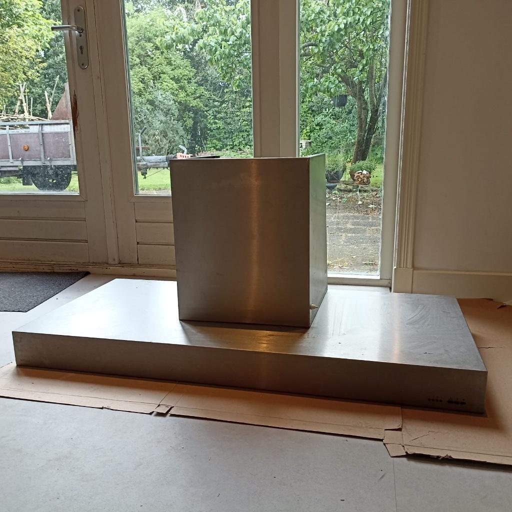 afzuigkap 120 cm, Ophalen, Gebruikt, Vrijstaand, Wandschouwkap