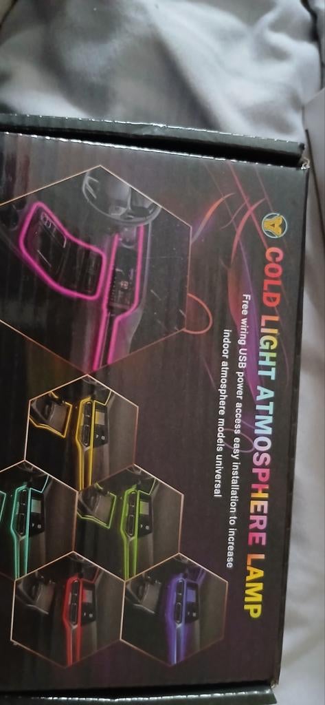 Auto Interieur LED Snoer - Sfeerverlichting USB, Ophalen of Verzenden, Nieuw