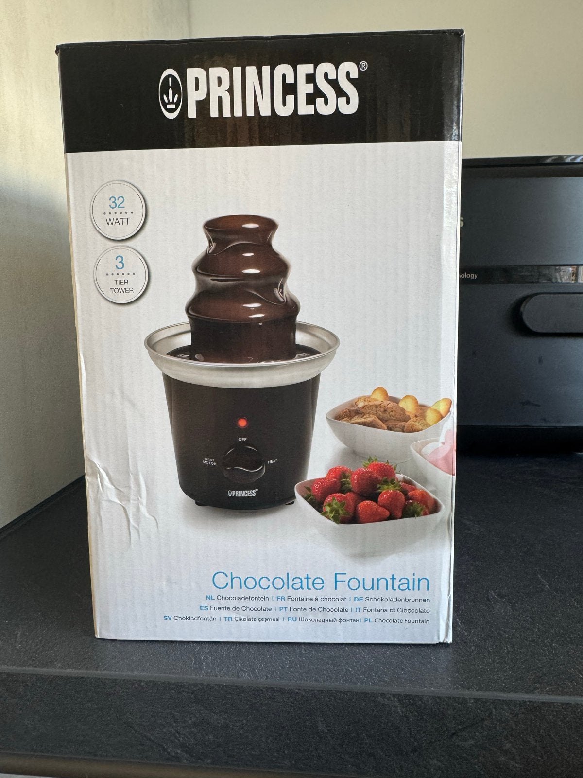 Princess Chocoladefontein - 3 lagen, 32 Watt, Ophalen, Nieuw