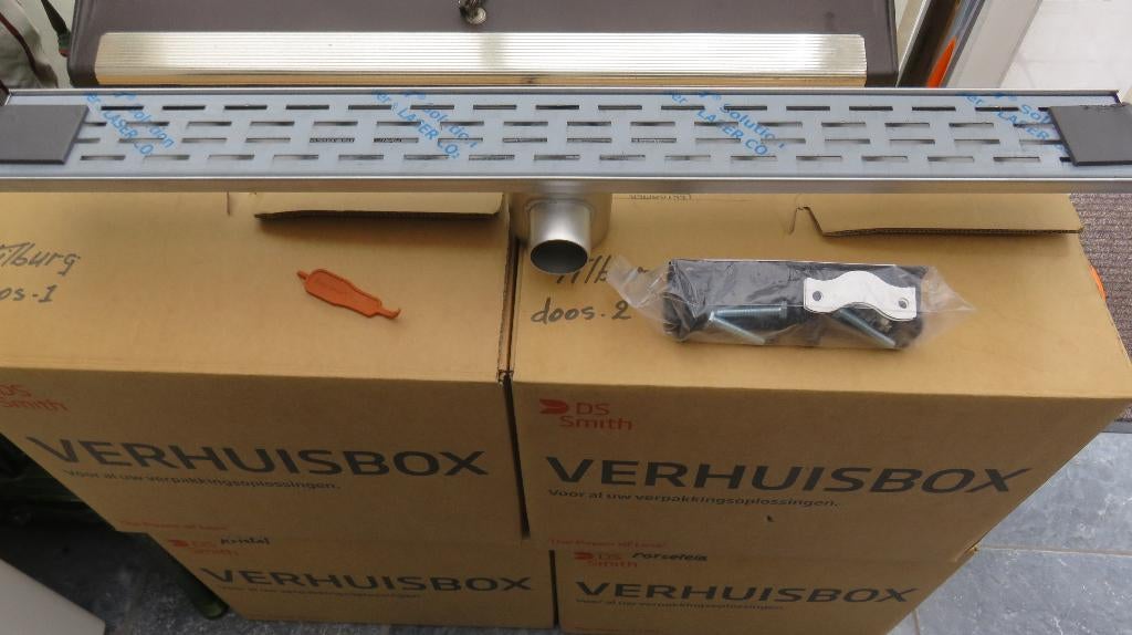 Easy Drain douchegoot nieuw, 70x10., Ophalen of Verzenden, Nieuw, Rvs, Douche