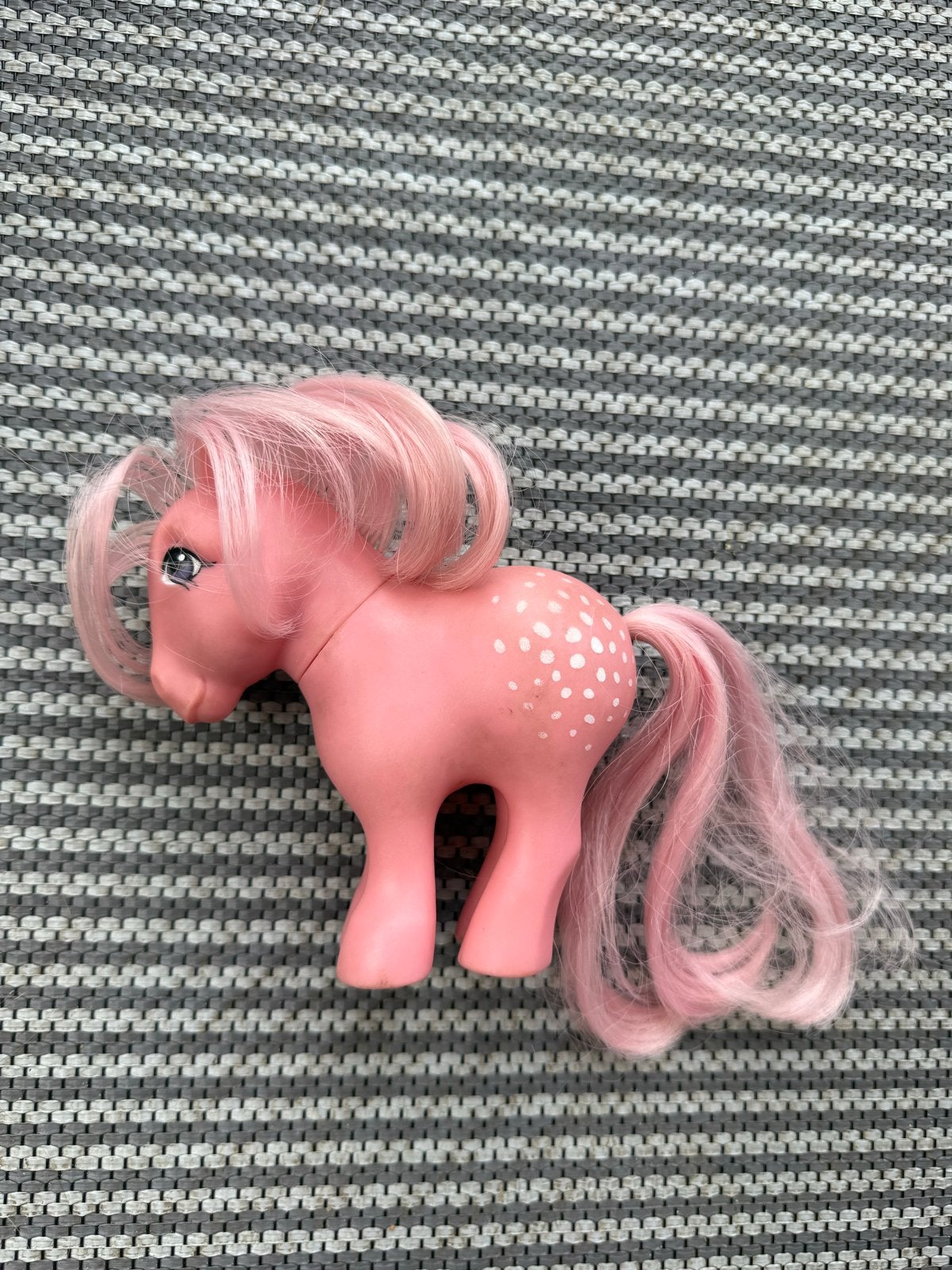 My Little Pony G1 Cotton Candy paarse ogen 1982, Kinderen en Baby's, Speelgoed | My Little Pony, Verzenden, Gebruikt
