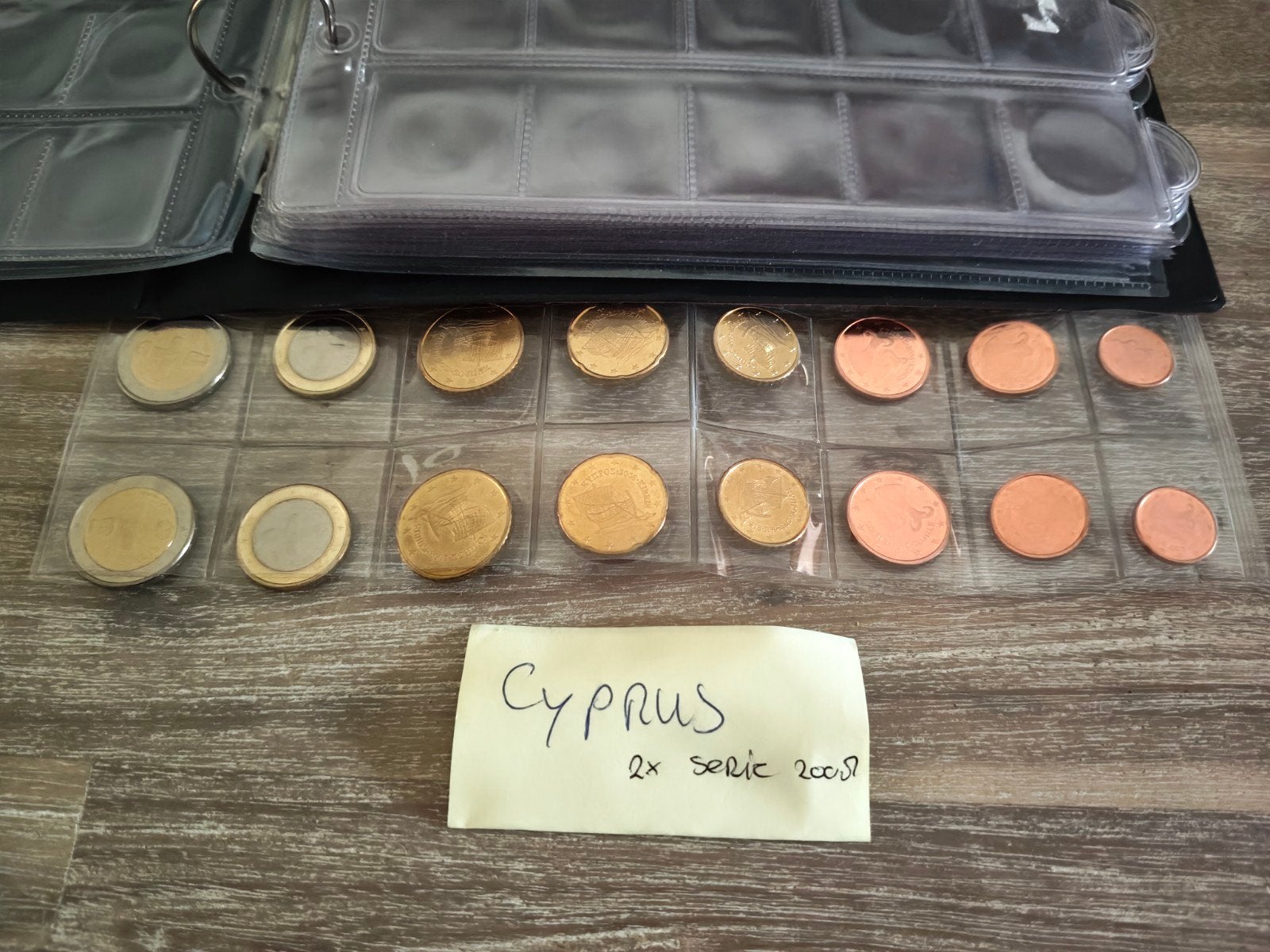 Cyprus Euromunten Set 2008 (2x Serie), Postzegels en Munten, Munten | Europa | Euromunten, Ophalen of Verzenden, Cyprus, Overige waardes