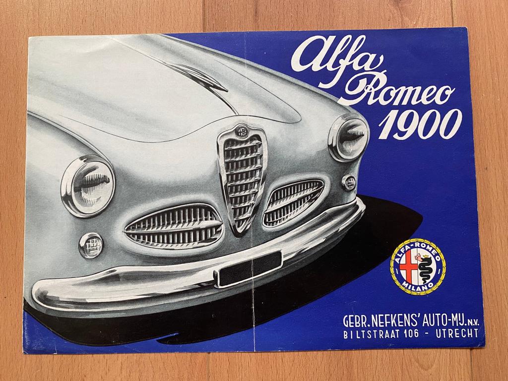 Alfa Romeo 1900 Berlina T. - T.I. en C, Gelezen, Alfa Romeo, Ophalen of Verzenden, Alfa Romeo