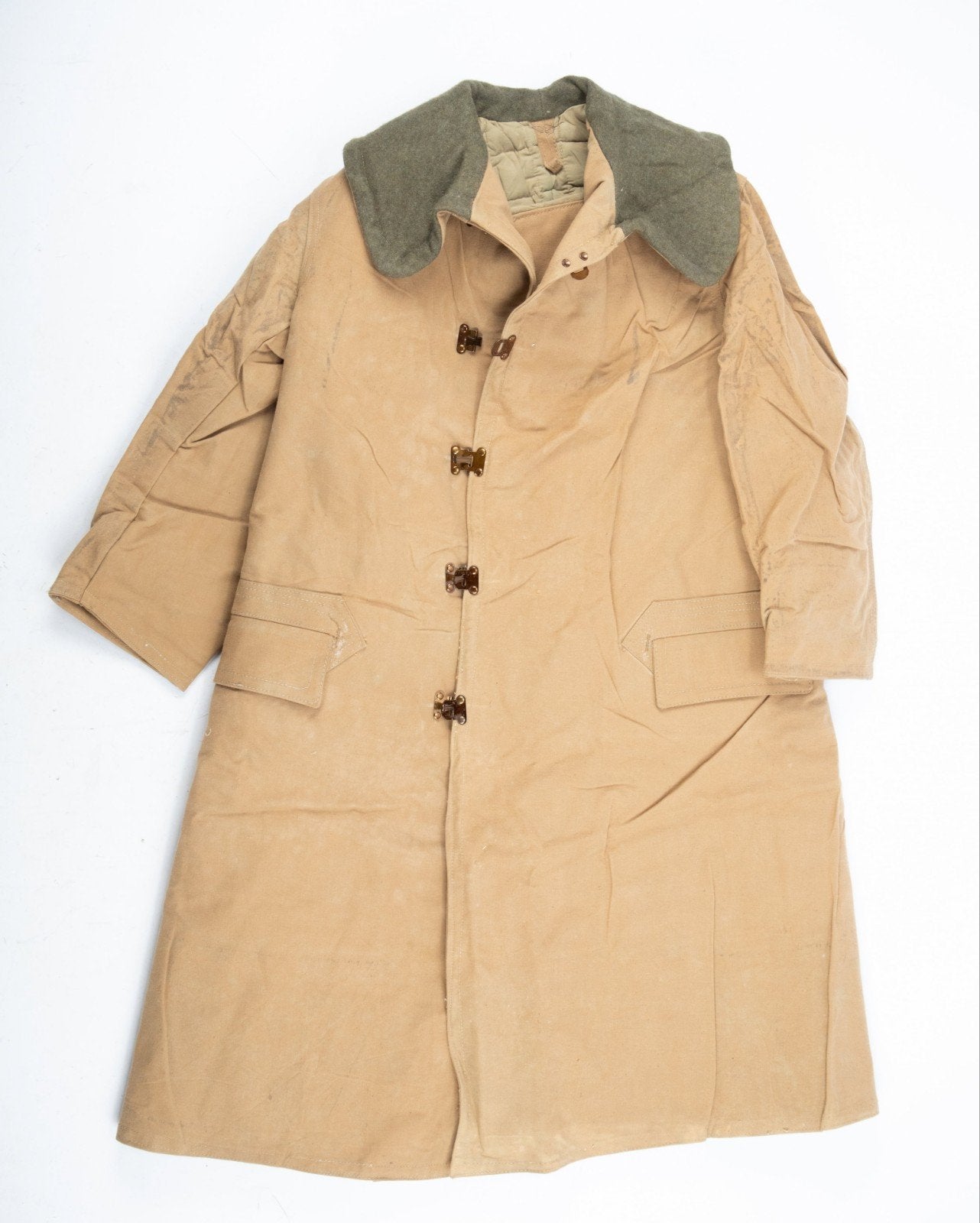Brits Leger Tropal Gevoerde Overjas - Vroege Uitvoering 1941, Ophalen of Verzenden, Landmacht, Engeland, Kleding of Schoenen