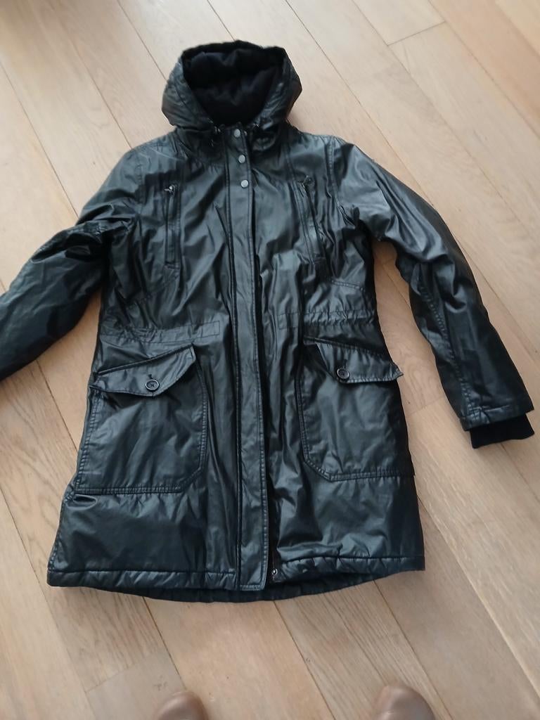 Q/S winterjas, maat XL, Q/S, Ophalen of Verzenden, Zo goed als nieuw, Zwart