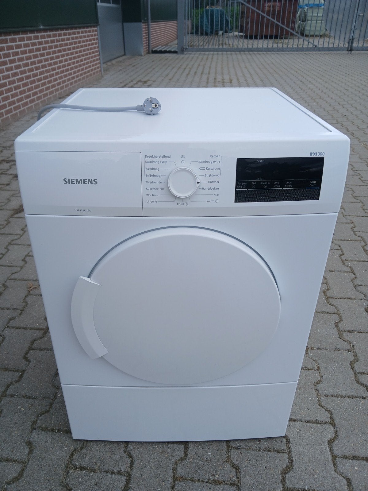 Siemens wasdroger Q300, Witgoed en Apparatuur, Wasdrogers, Ophalen, 6 tot 8 kg, Minder dan 85 cm, Zo goed als nieuw