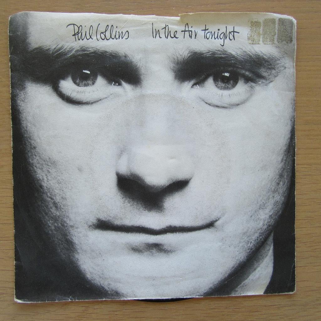 single Phil Collins: In The Air Tonight, Gebruikt, 7 inch, Single, Ophalen of Verzenden