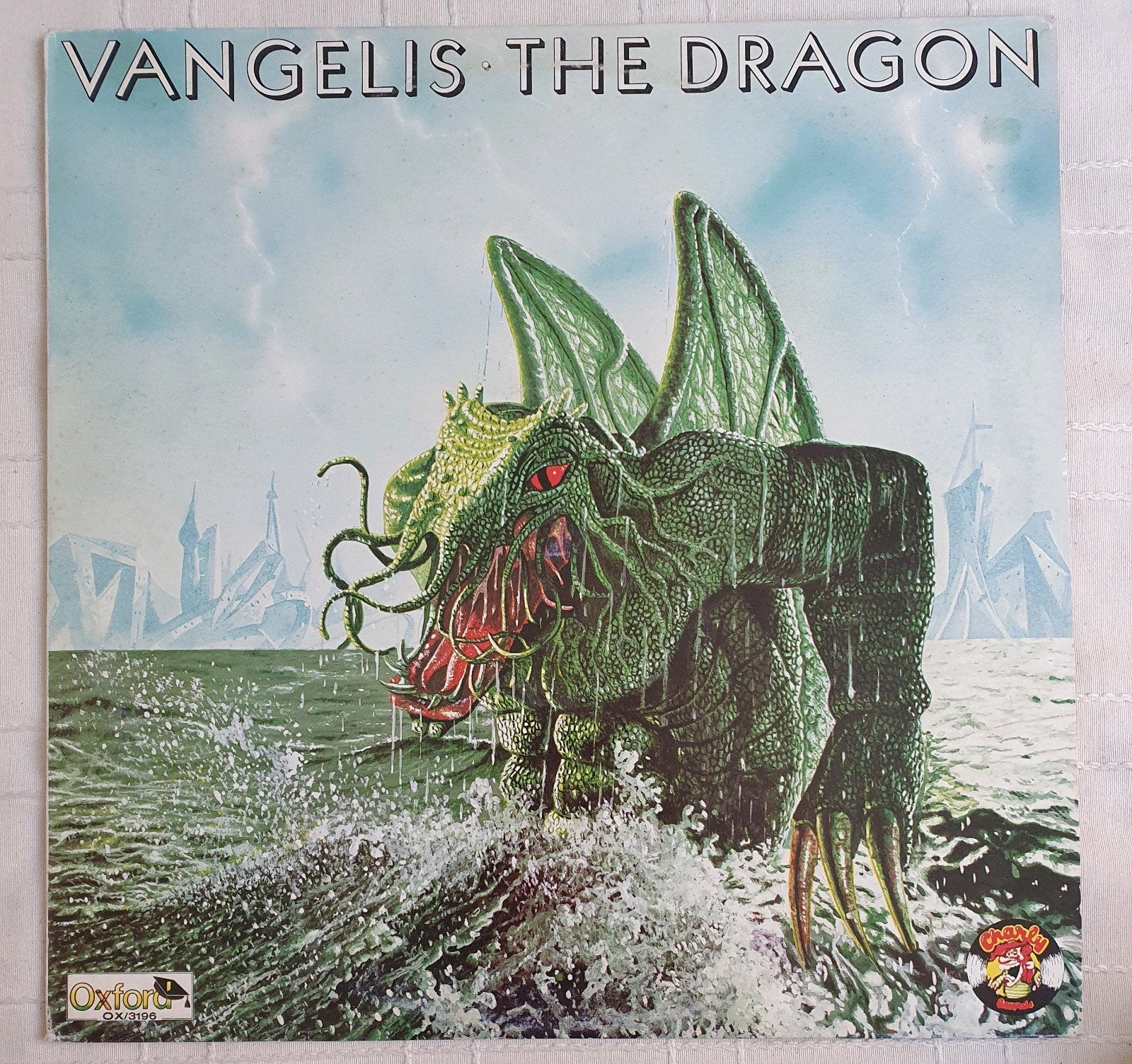 LP Vangelis - The dragon - OX/3196 - 1981, Progressive, Verzenden, 1980 - 1989, Zo goed als nieuw