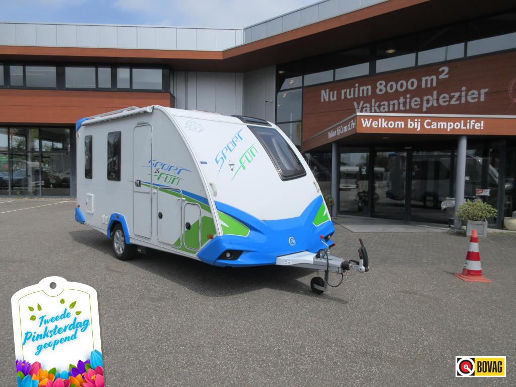 Knaus Sport en Fun 480 QL NETJES! MOVER/ZAKLUIFEL, Schokbreker, Tot en met 3, 4 tot 5 meter, Knaus