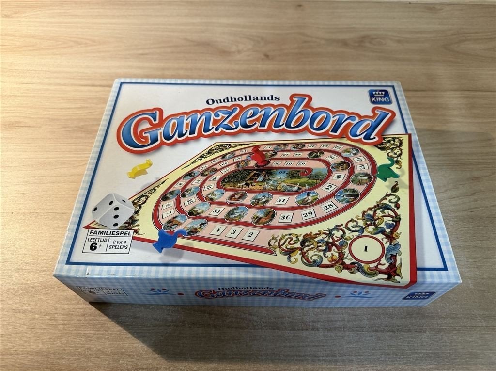oudhollands ganzenbord - s6926, Verzenden, Zo goed als nieuw