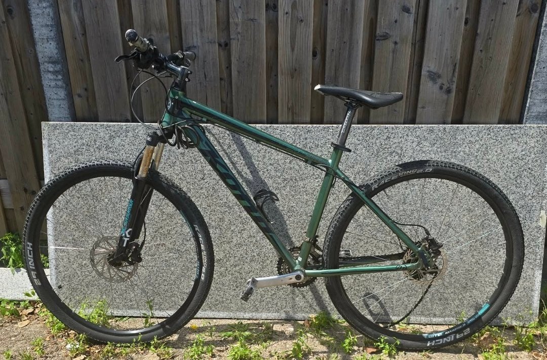 Stoere groene mountainbike met schijfremmen 29 inch (m2419565731 ...