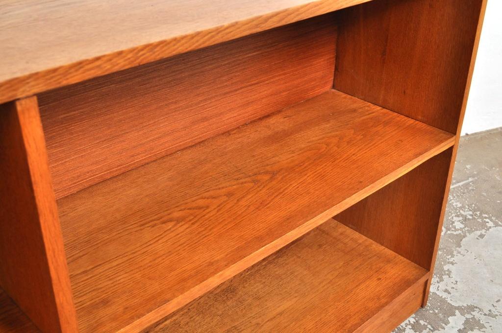 Vintage boekenkast tv meubel open kast vakkenkast jaren 50, Huis en Inrichting, Kasten | Televisiemeubels, Gebruikt, 150 tot 200 cm