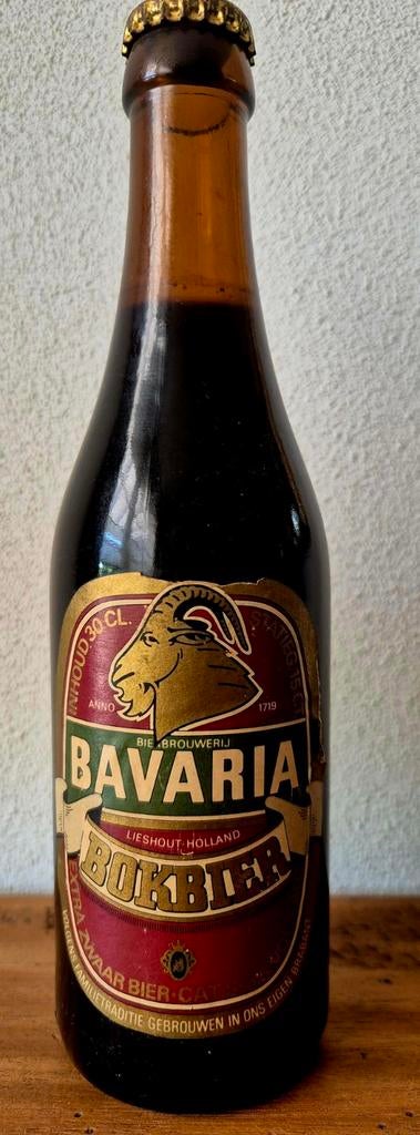 Fles BAVARIA HOLLAND bok bier Lieshout 30cl SPECIALE FLES, Ophalen of Verzenden, Zo goed als nieuw, Flesje(s), Bavaria