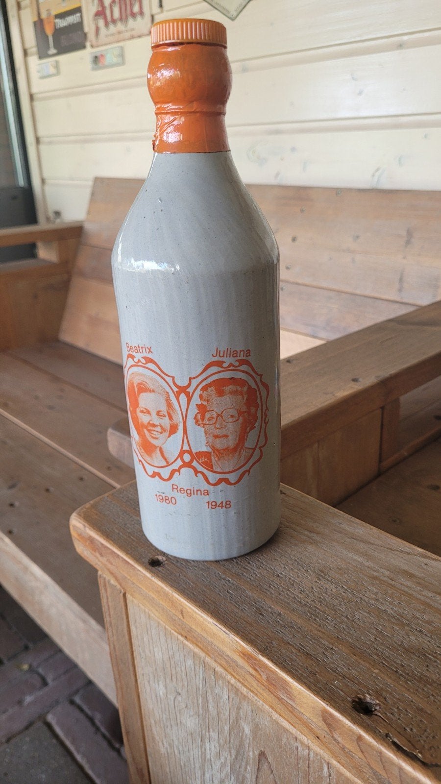Vintage Pikeurtje Jeneverfles - Herdenkingsfles, Ophalen of Verzenden