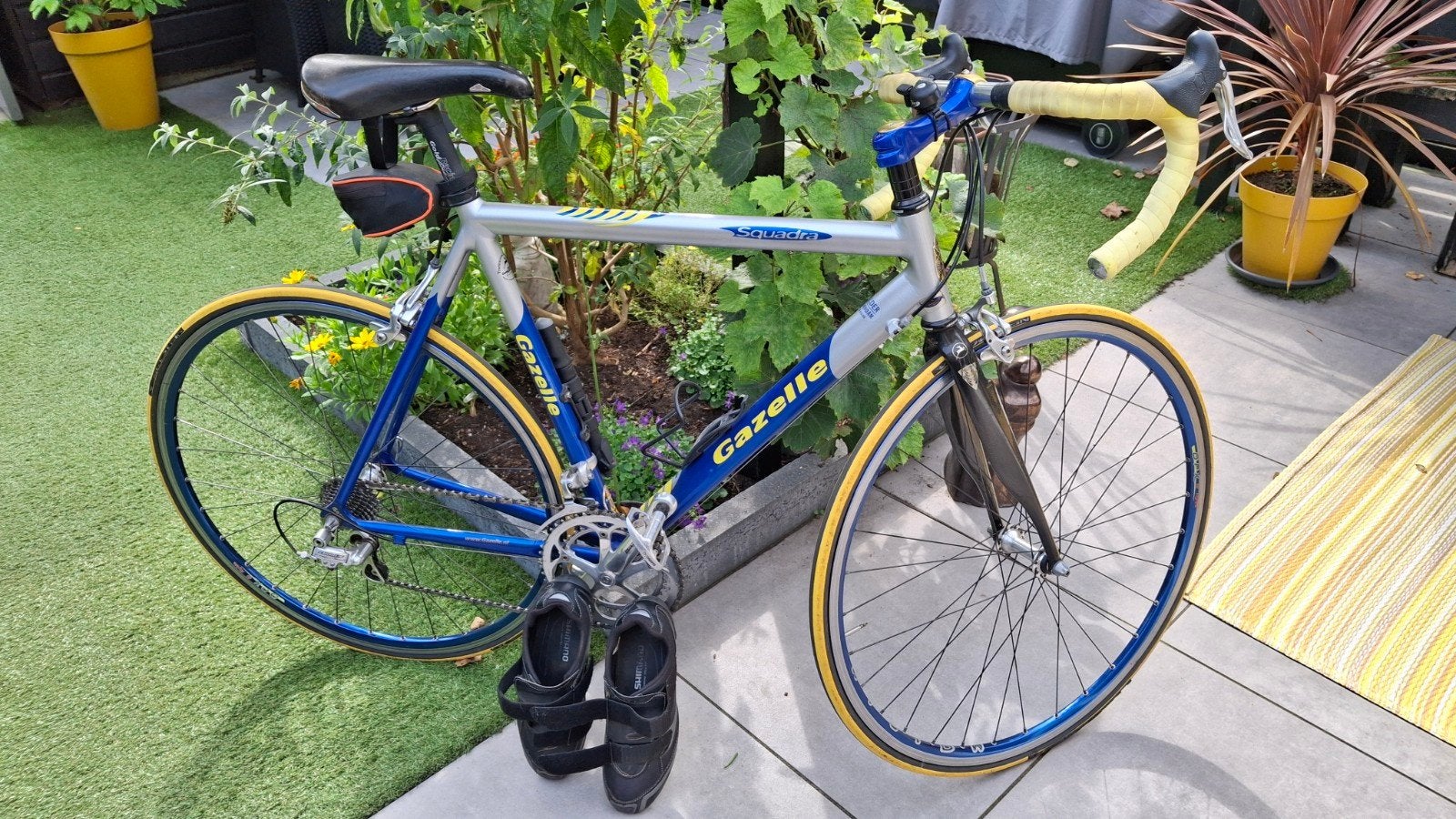 Racefiets Gazelle Squadra met klikpedalen en schoenen, Ophalen, Gebruikt, Overige typen
