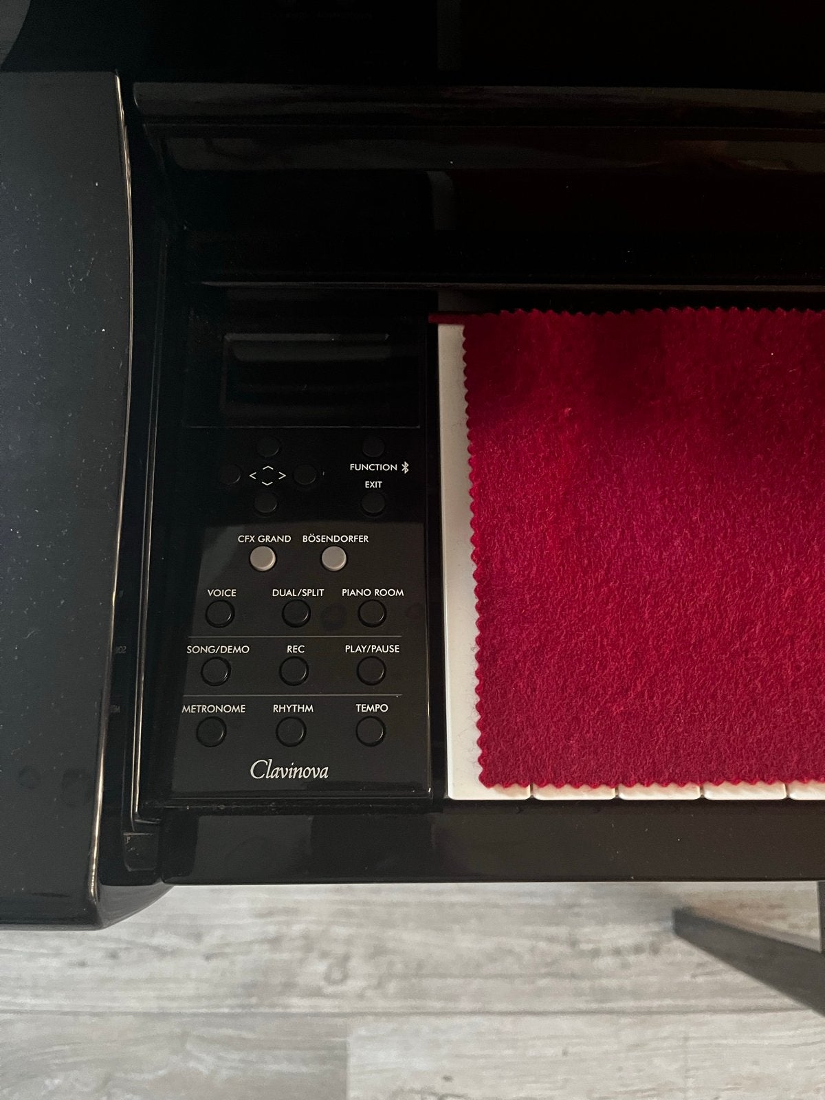 Yamaha Clavinova Digitaal Piano Zwart Hoogglans, Ophalen, Zwart, Zo goed als nieuw, Piano