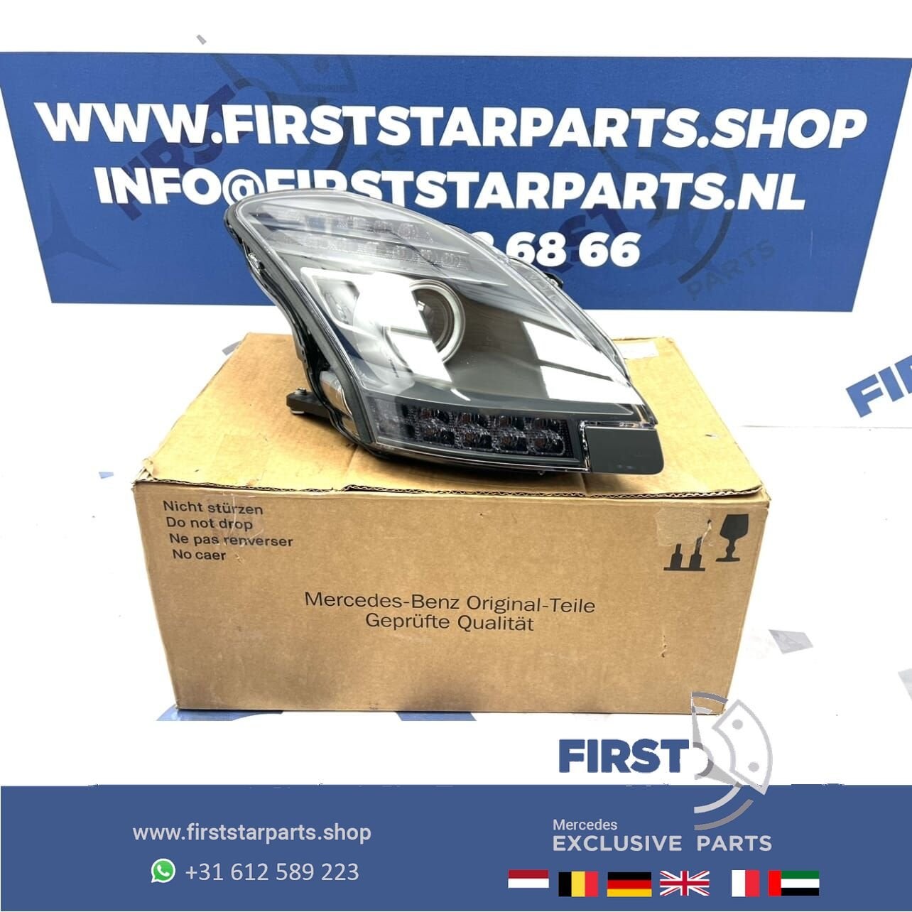 C197 R197 SLS SLS63 SLR AMG LED KOPLAMP RECHTS Mercedes 2010