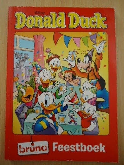 Donald Duck Bruna feestboek tgv 150 jaar Bruna, Eén stripboek, Ophalen of Verzenden, Zo goed als nieuw