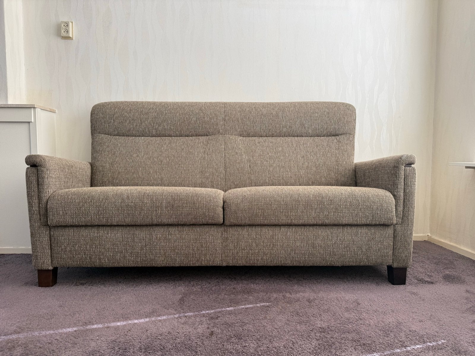 Comfortabele 2.5 zitbank - Zo goed als nieuw, Ophalen, 150 tot 200 cm, Tweepersoons, 75 tot 100 cm