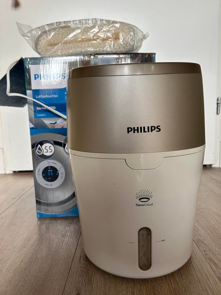 Philips Series 2000 Luchtbevochtiger HU4803 + nieuw filter, Ophalen, Zo goed als nieuw