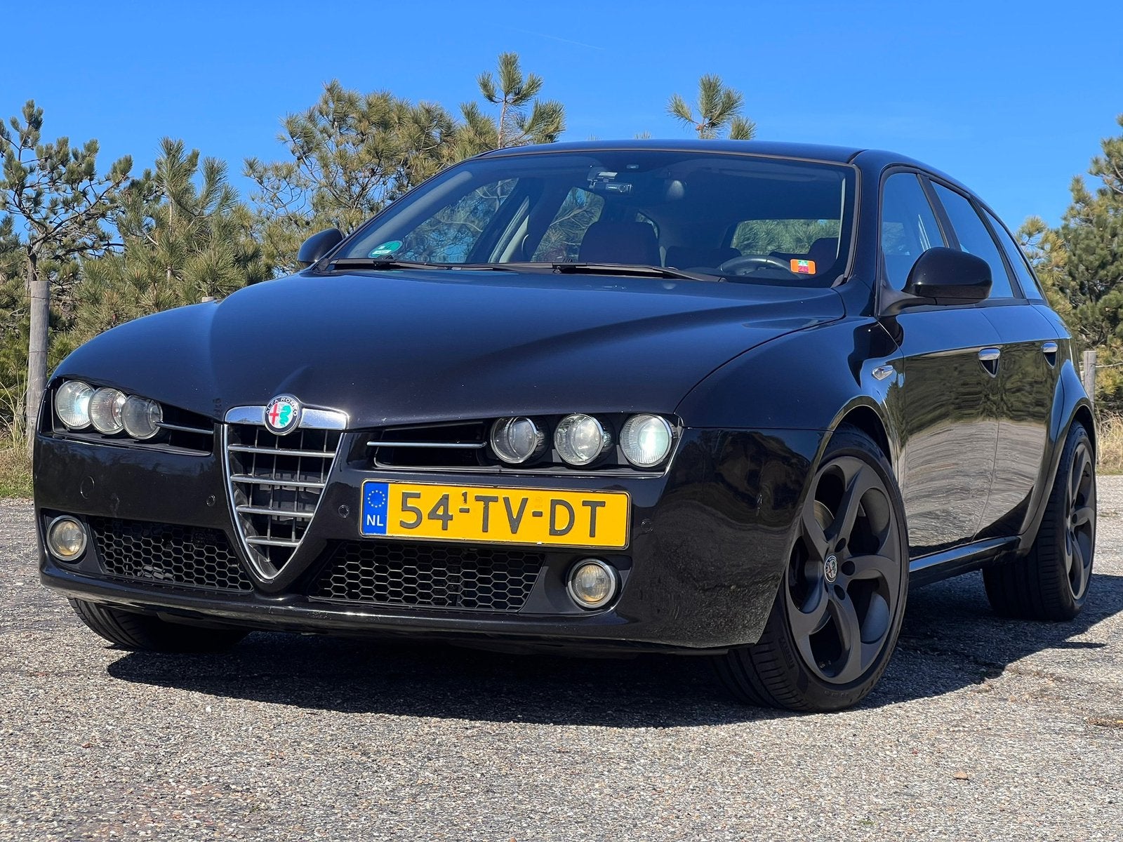 Alfa Romeo 159 Sportwagon 1.9 JTDM 16V Automaat, 4 cilinders, 150 pk, Zwart, Leder