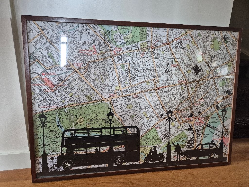 Poster, kinderkamer, Londen, Ophalen, 50 – 75, Gebruikt, 100 tot 125 cm