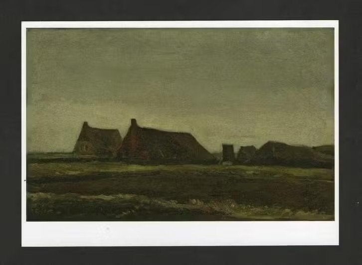 Nieuw-Amsterdam Plaggenhutten door Vincent van Gogh., Ophalen of Verzenden, 1980 tot heden, Ongelopen, Drenthe