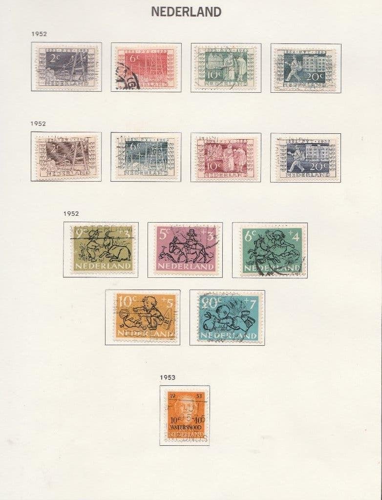 no 48 Nederland 3 serie;s, Ophalen of Verzenden, Gestempeld