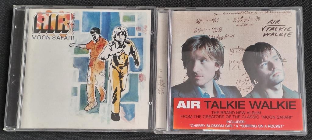 Air - Moon Safari & Talkie Walkie 2 cd's spacy electronica, Verzenden, Gebruikt