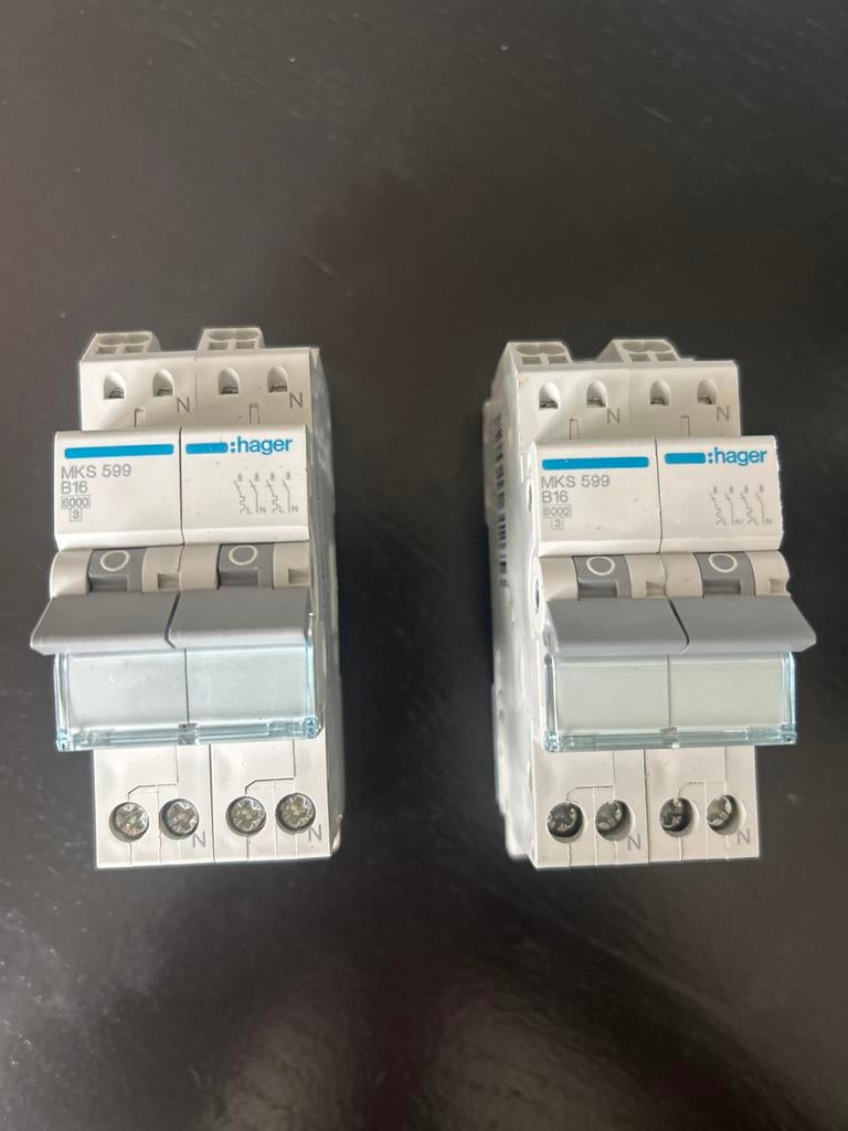 Hager kookgroep MKS 599 B16 2-fase automaat, Ophalen of Verzenden, Nieuw