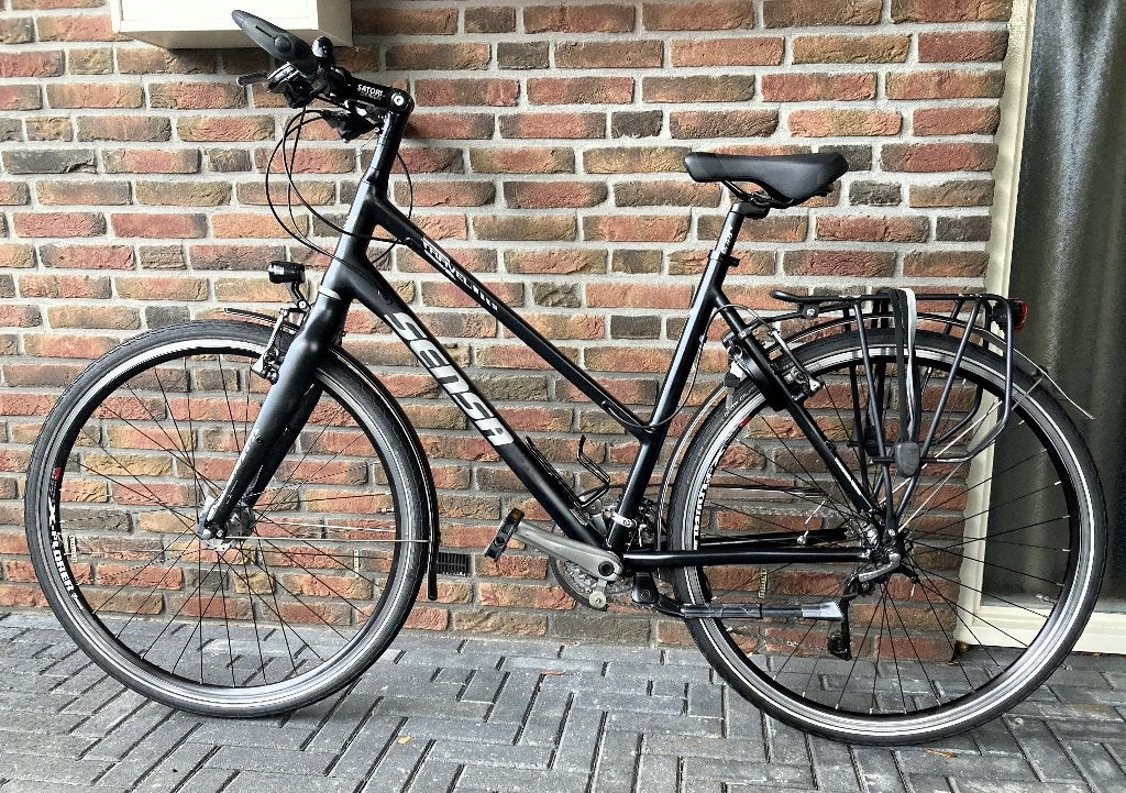 Sensa Travel Light Hybride Dames Sport Fiets, 28 inch, 53 tot 56 cm, Velgrem, Zo goed als nieuw
