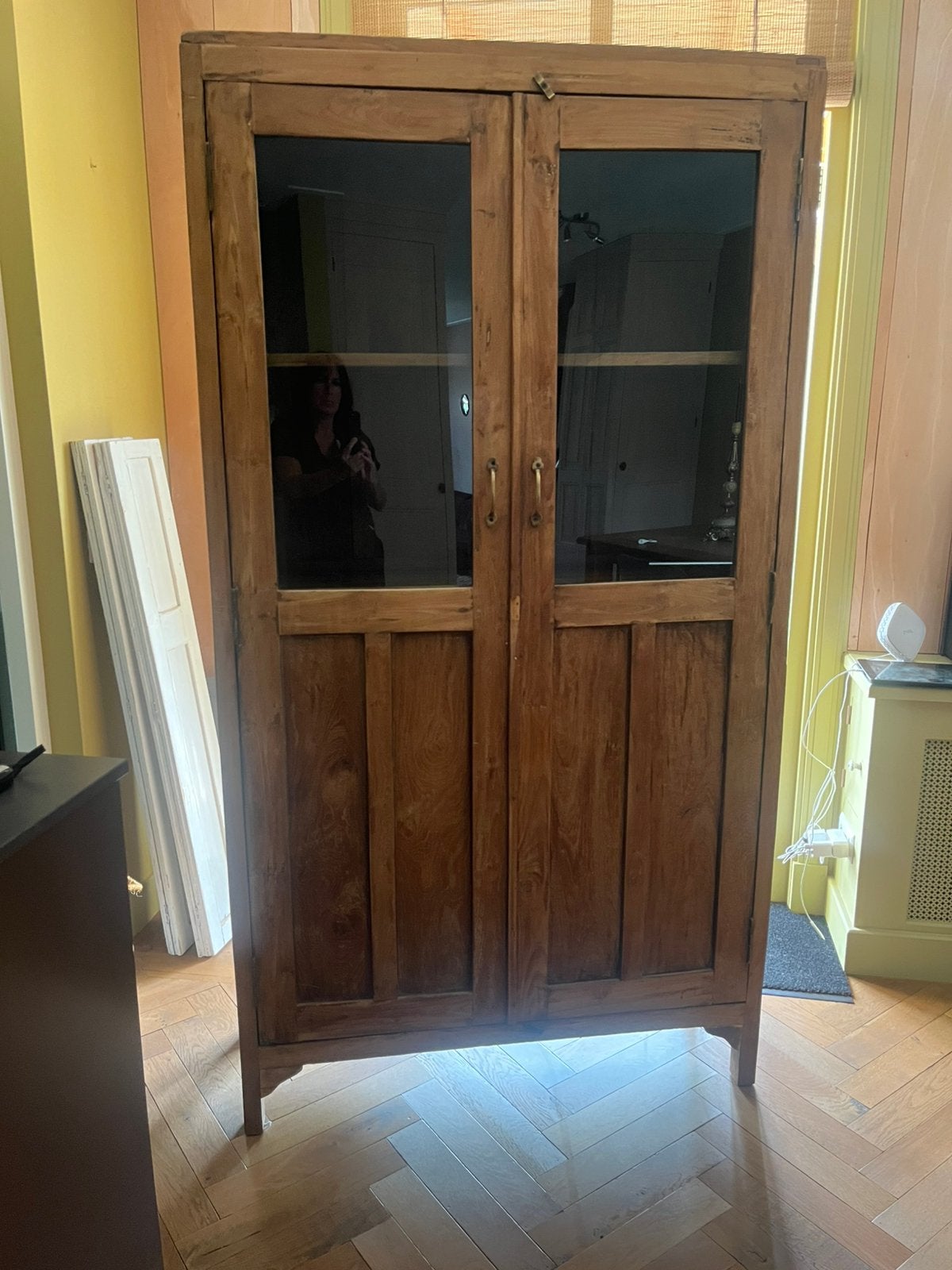 Mooie Teakhouten Indiase kast., Ophalen
