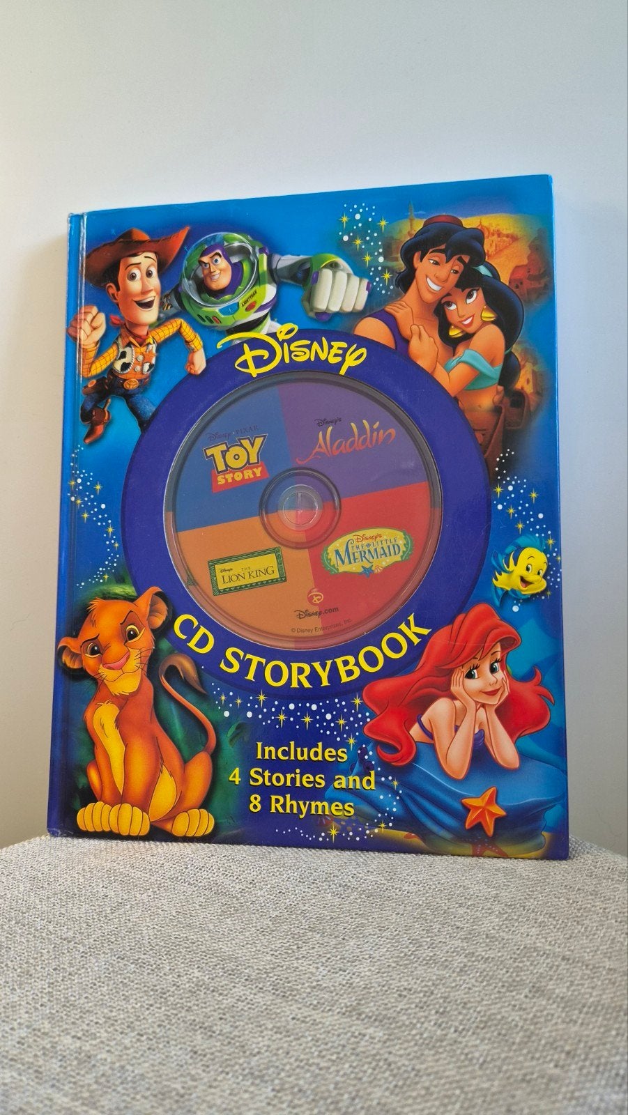 Disney CD Storybook: 4 Verhalen & 8 Rijmpjes, Ophalen of Verzenden, Zo goed als nieuw, Disney, Sprookjes