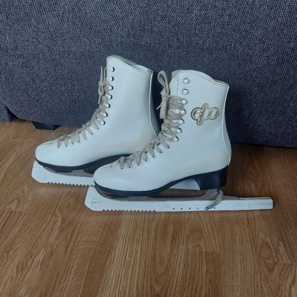 Epo witte dames kunstschaatsen, Maat 38, Ophalen of Verzenden, Gebruikt, Kunstschaatsen, Overige merken