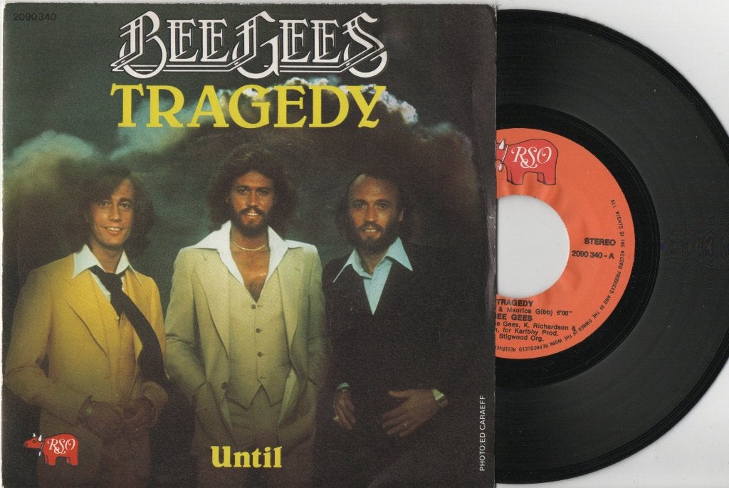 Bee Gees – Tragedy, Ophalen of Verzenden, Zo goed als nieuw, 7 inch, Pop