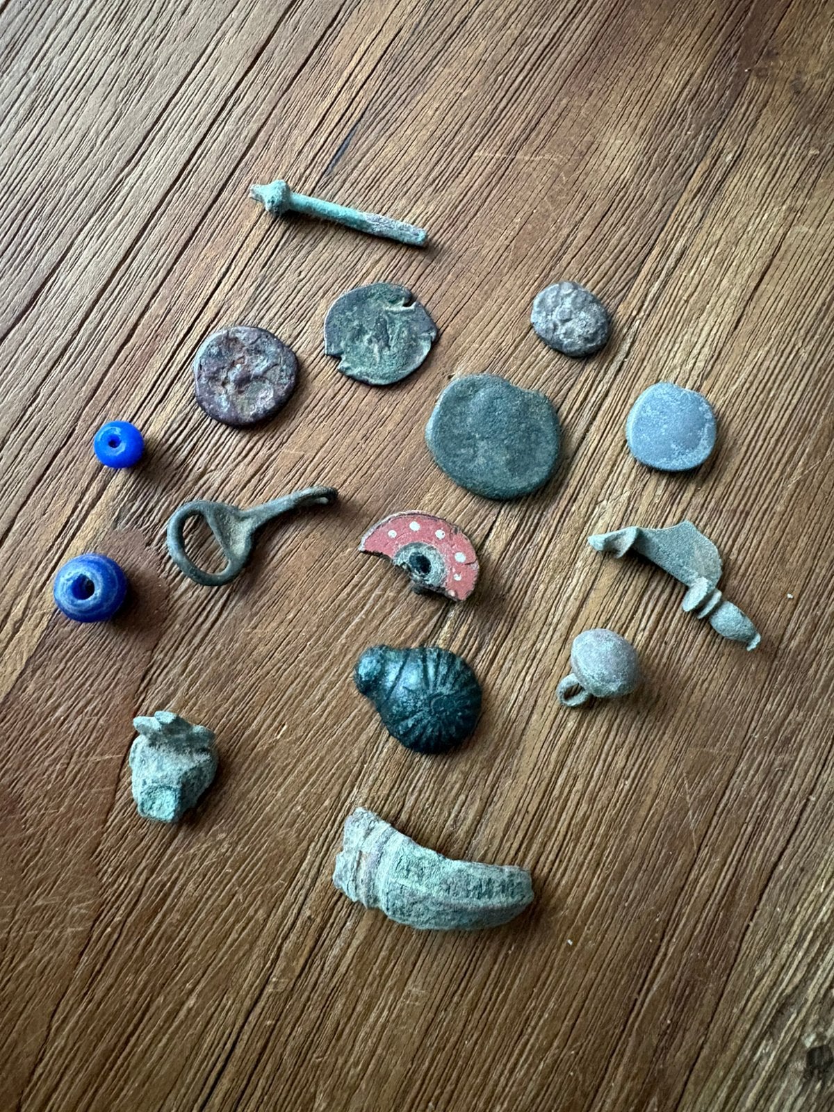 Bodemvondst leuk lotje met romeins, Antiek en Kunst, Ophalen of Verzenden