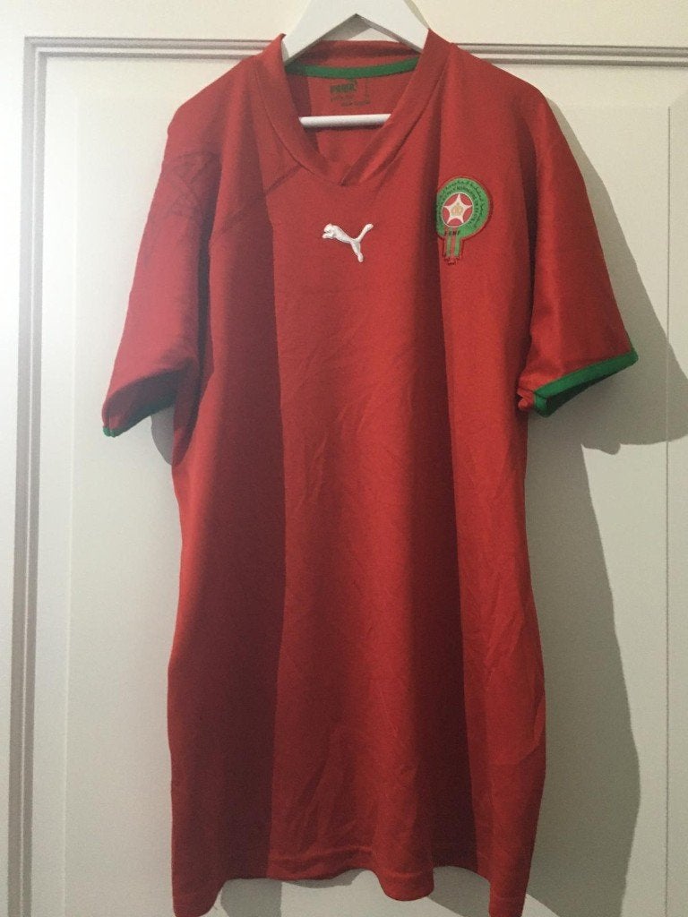 #VSM18 Voetbalshirt Marokko te koop!! Maat M, Maat M, Verzenden, Zo goed als nieuw, Shirt