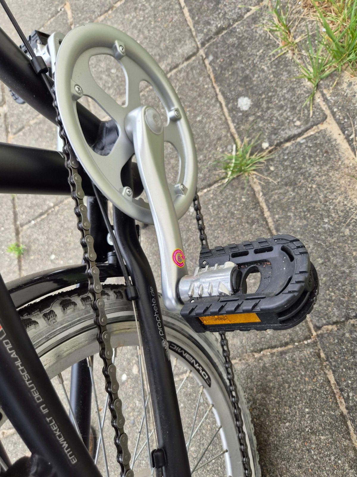 Vouwfiets Prophete. Is nieuw (2 x op gefietst). Kleur zwart., Overige merken, Heren, Versnellingen, Nieuw