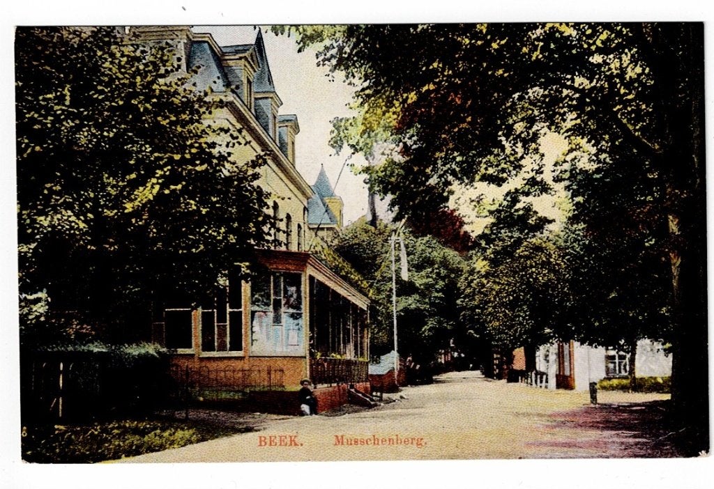 Beek 1910. De Musschenberg., Verzamelen, Ansichtkaarten | Nederland, Ophalen of Verzenden, Voor 1920, Ongelopen, Gelderland