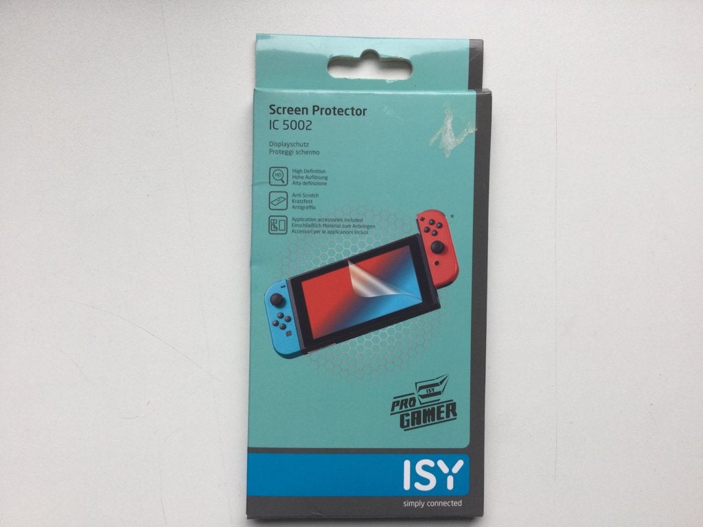 ISY Nintendo Switch Screen Protector Set, Ophalen of Verzenden, Zo goed als nieuw, Zonder controller, Switch Original