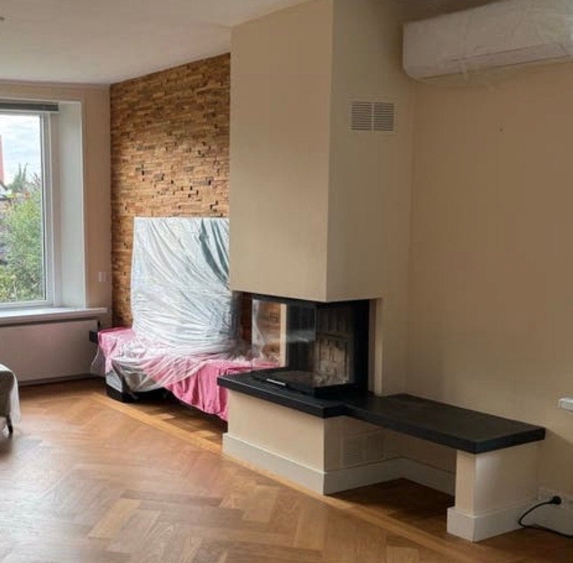 Spartherm ARTE 3RL-60H-4S Houthaard - Liftdeur 3-zijdig, Huis en Inrichting, Ophalen, Gebruikt, Houtkachel, Inbouw