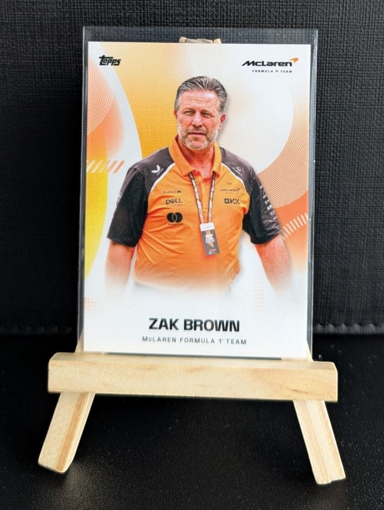 2026 topps Mclaren f1 Zak brown, Ophalen of Verzenden, Zo goed als nieuw, Plaatje