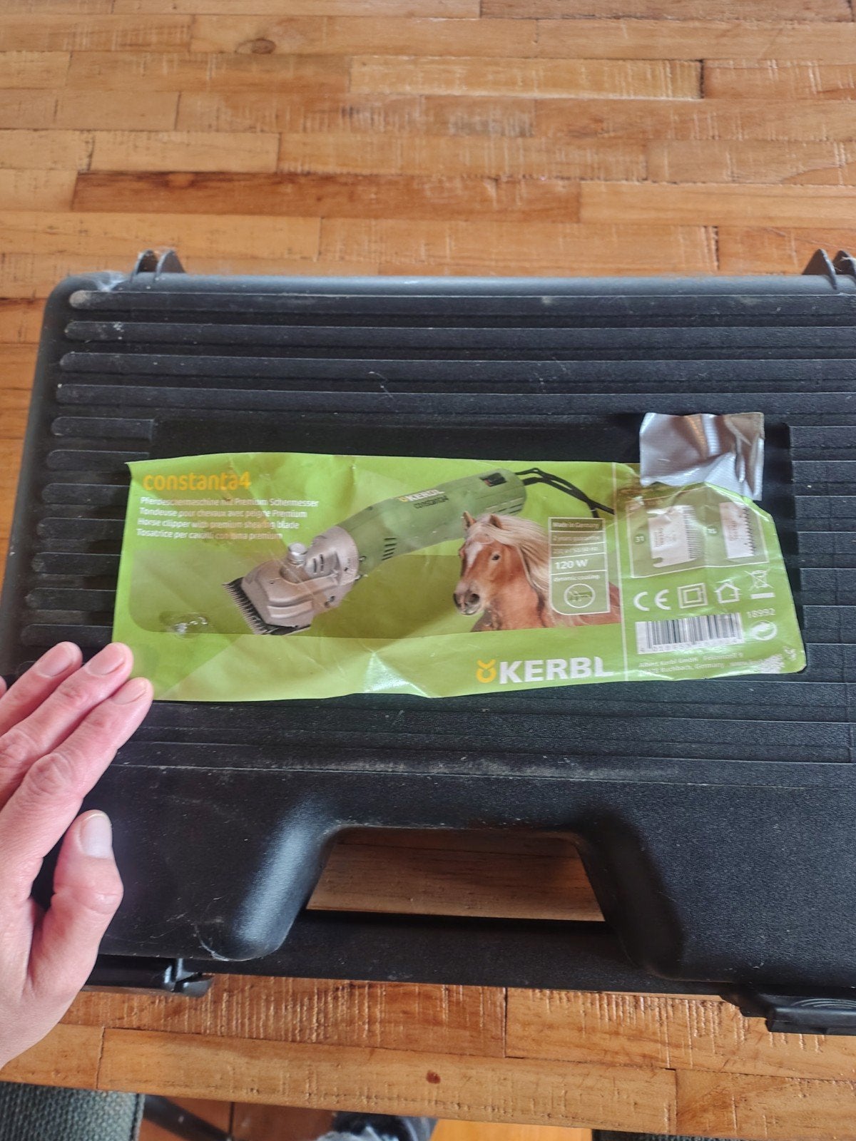 kerbl constanta 4 scheermachine scheerapparaat, Overige merken, Ophalen, Gebruikt, Borstel