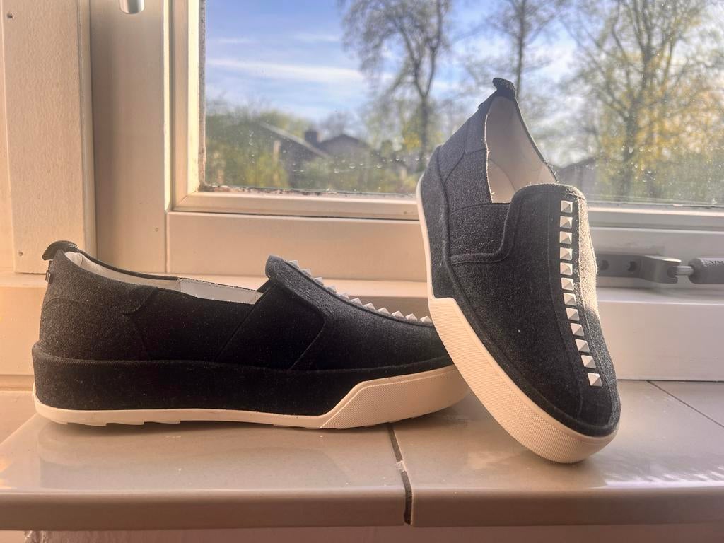 Hogan Rebel instappers zwart maat 38 NP 360€, Nieuw, Ophalen of Verzenden, Instappers, Zwart