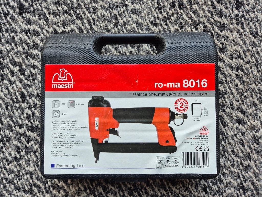 Lucht tacker Maestri ro-ma 8016, Ophalen, Zo goed als nieuw, Tacker/nietmachine, Overige merken