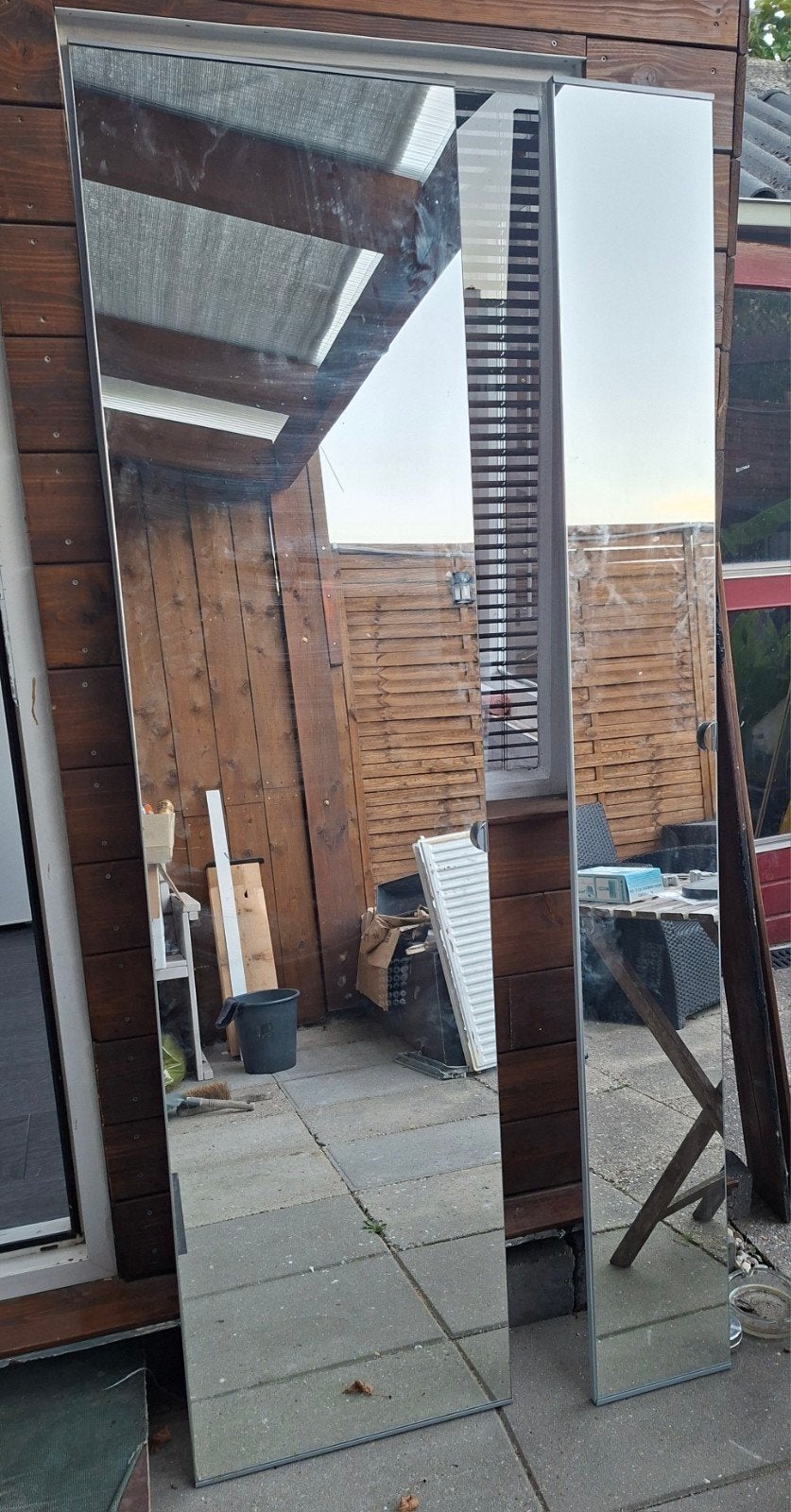 Ikea Vikedal spiegeldeuren, Ophalen, Zo goed als nieuw, 50 tot 100 cm, 200 cm of meer