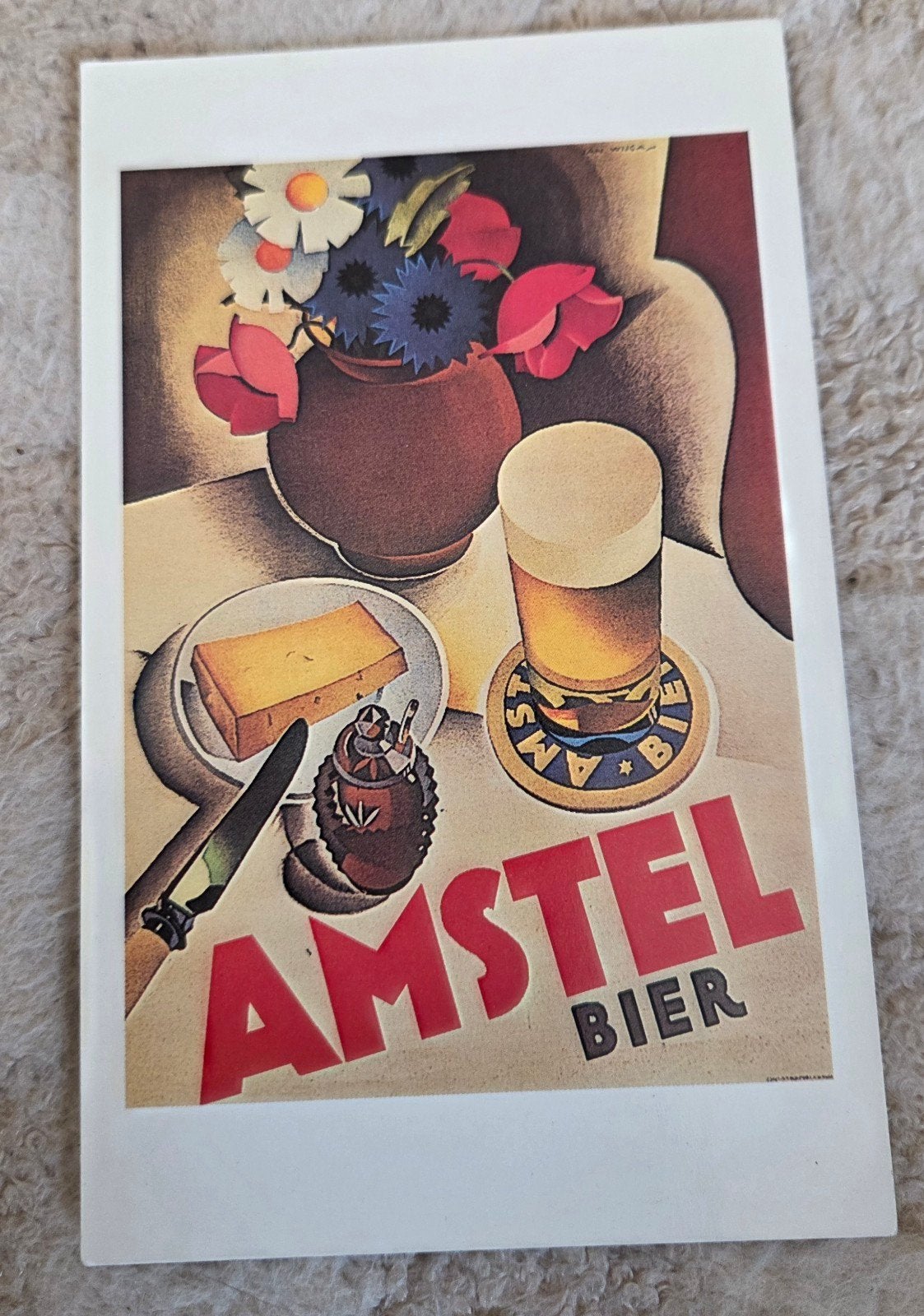 Amstel Bier  - Zeldzaam Design, Verzenden, 1980 tot heden, Ongelopen, Overige thema's